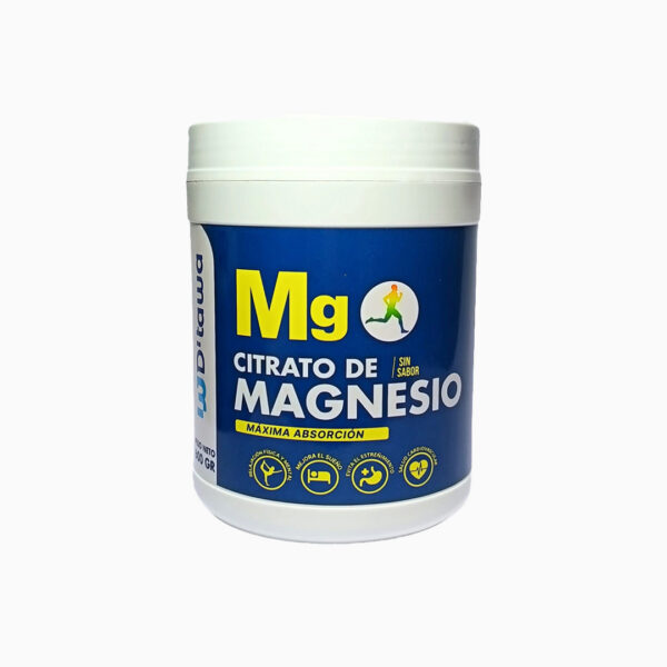 Citrato de Magnesio sin Sabor CITRATO DE MAGNESIO 600g Sabor Neutro
